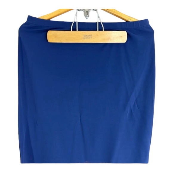 Lauren Ralph Lauren Navy Blue Petites Skirt Size Large Petite - Picture 3 of 4